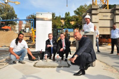 Grundsteinlegung der CG Gruppe am Ernst-Reuter-Platz